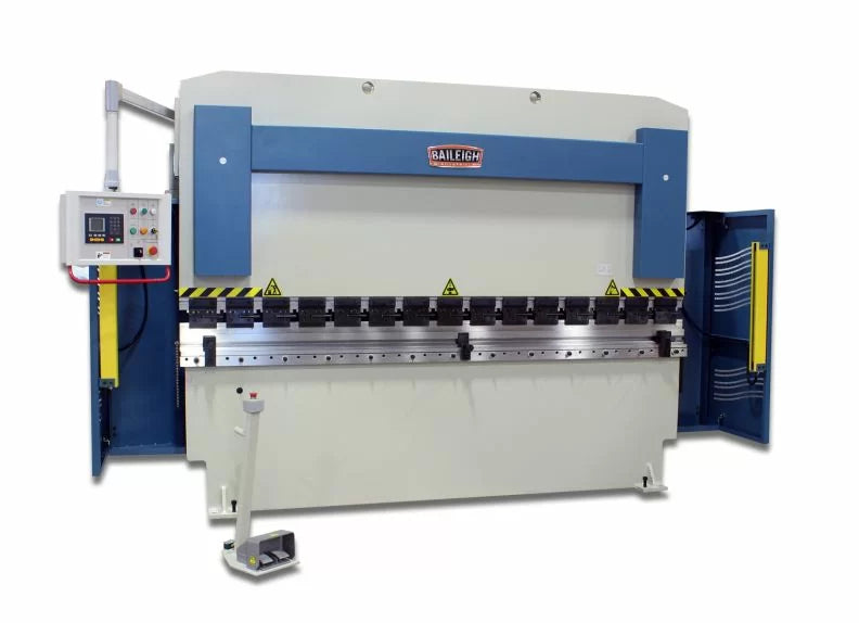 Baileigh Part Number BP-17910CNC; 220V 3Phase 179Ton, 120" 2Axis Programmable Hydraulic Press Brake. Distance Between Housings is 100"