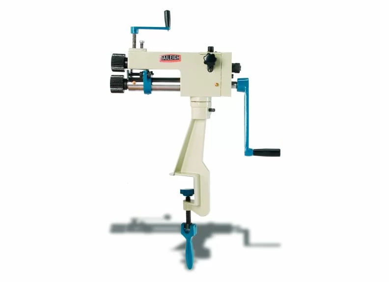 Baileigh Part Number BR-22; Manually Operated Bead Roller, 22 Gauge Maximum Capacity, 7" Throat Depth