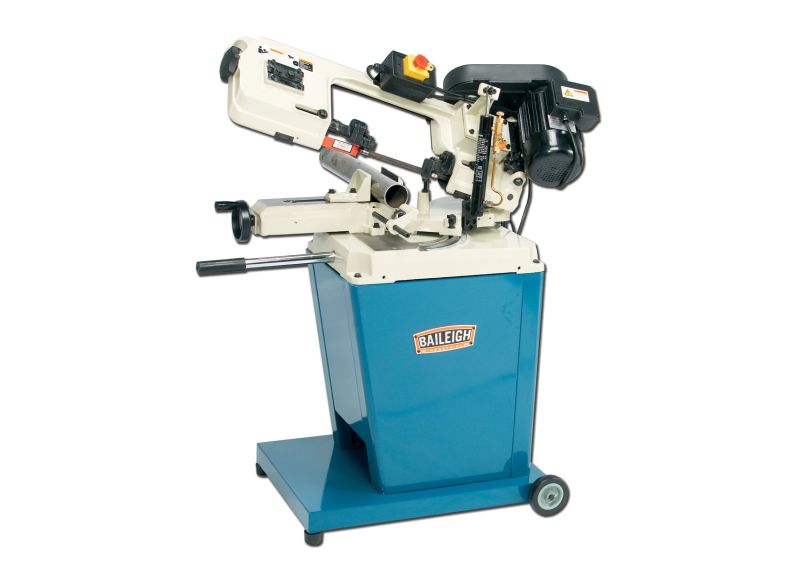 Baileigh Part Number BS-128M; 110V Metal Cutting Band Saw with Vertical Cutting Option 5" Round Capacity @ 90 Degrees