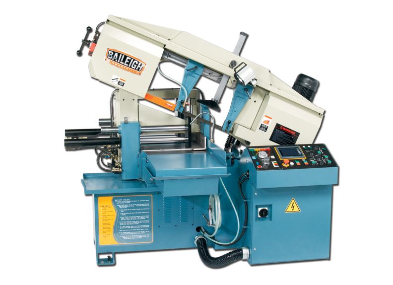 Baileigh Part Number BS-20A; 220 Volt 3 Phase Automatic Metal Cutting Band Saw with Heavy Duty Bundling System and 5HP Motor