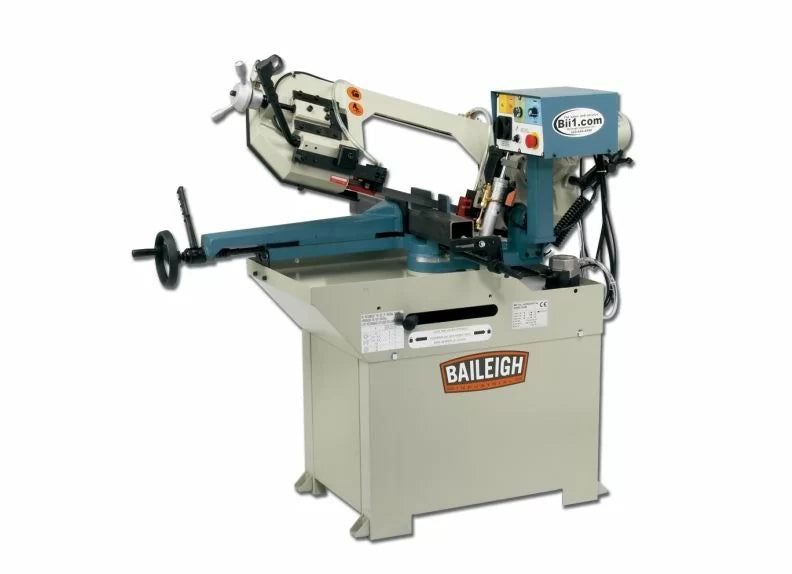 Baileigh Part Number BS-250M; 110 Volt Metal Cutting Band Saw Mitering Head 1" Blade Width