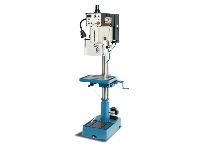 Baileigh Part Number DP-1000VS; 220V 1Phase Inverter Driven Drill Press Manual Feed 1" Mild Steel Drilling Capacity