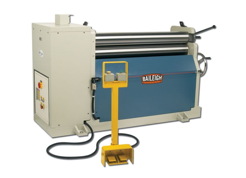 Baileigh Part Number PR-403; 220V 3Phase Hydraulic Plate Roll. 4' Length 3 Gauge (1/4") Mild Steel Capacity