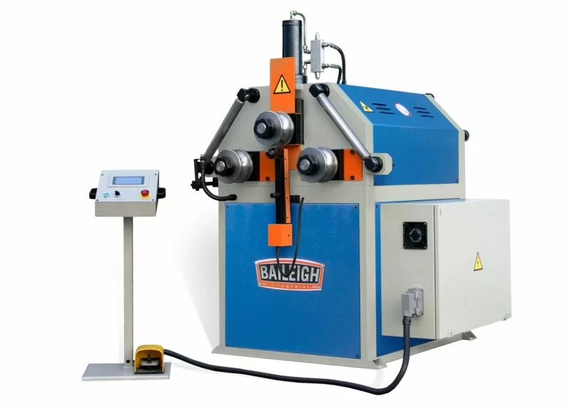 Baileigh Part Number R-CNC80; 220V 3Phase Computer Controlled Hydraulic Bending Machine, includes Arc Meter