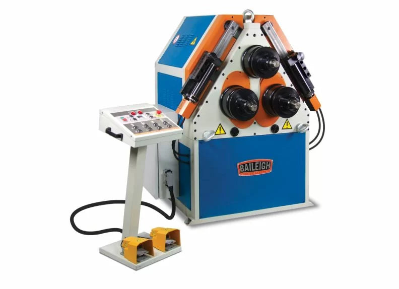 Baileigh Part Number R-H85; 220V 3Phase 60Htz Hydraulic Double Pinch Roll Bender w/Hydraulic Guide Rolls