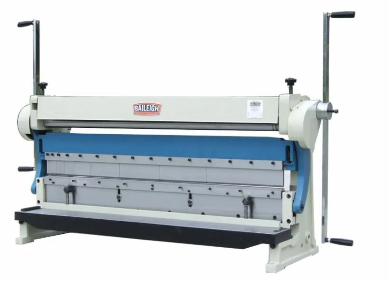 Baileigh Part Number SBR-5216; 3 in 1 Combination Shear Brake and Roll. 52" Bed Width, 16 Gauge Mild Steel Capacity