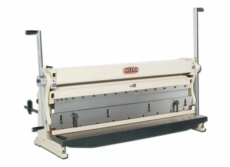 Baileigh Part Number SBR-5220; 3 in 1 Combination Shear Brake and Roll. 52" Bed Width, 20 Gauge Mild Steel Capacity