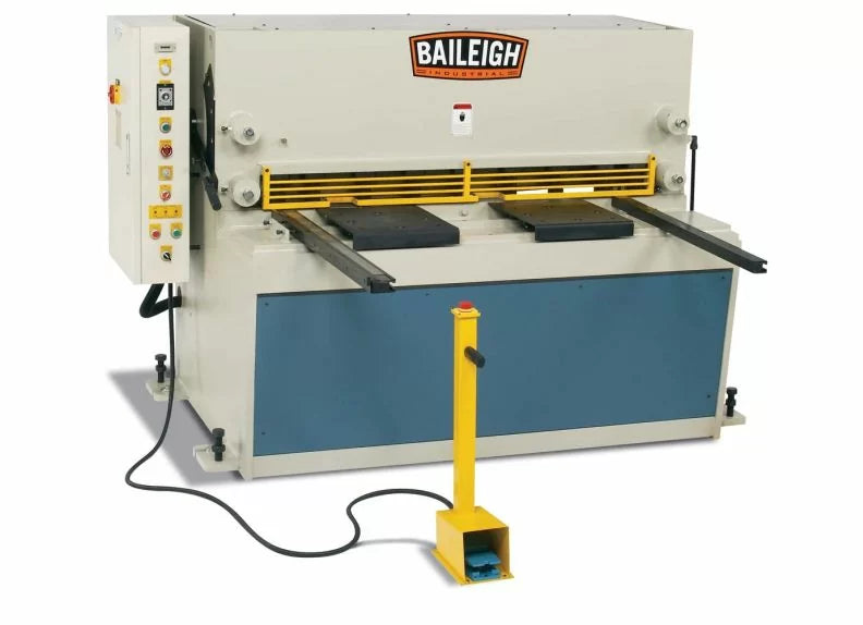 Baileigh Part Number SH-5203-HD; 220V 3Phase Heavy Duty Hydraulic Shear. 52" Length 3 (1/4") Gauge Mild Steel Capacity