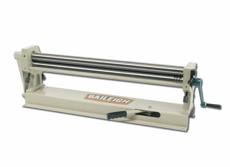 Baileigh Part Number SR-3622M; Manual Slip Roll, 36" Width, 22 Gauge Mild Steel Capacity