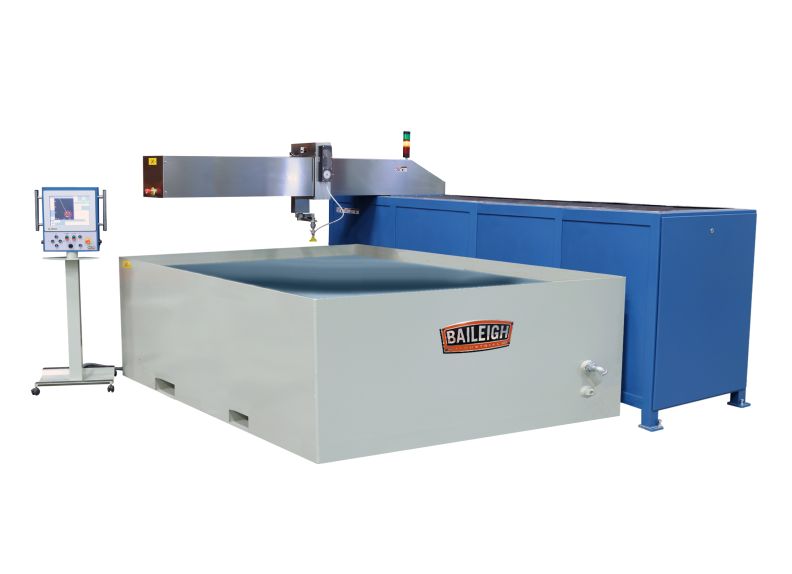 Baileigh Part Number WJ-512CNC; 460V 3PH 60 Htz 60" x 144" 3 axis CNC Flying Arm Water Jet with Direct Drive Pump