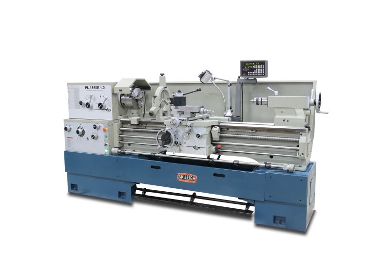 Baileigh Part Number PL-1860E-1.0; 220V 3Phase Lathe, 18" Swing. 60" Length. Includes DRO