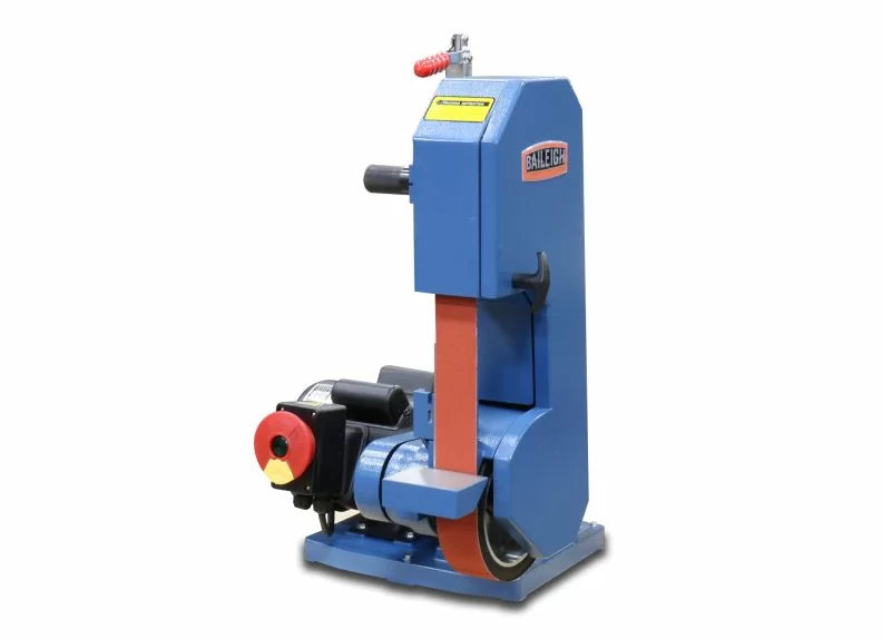 Baileigh Part Number BG-248-2; 110V 1.5HP Two Wheel Belt Grinder. 2" Belt Width 48" Belt Length