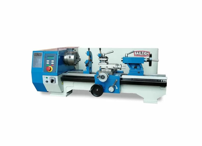 Baileigh Part Number PL-1022VS-V2; 110V Variable Speed Bench Top Lathe, 10" Swing, 22" Bed Length