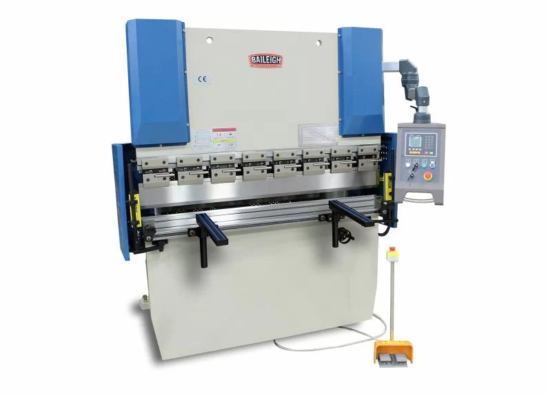 Baileigh Part Number BP-3305CNC; 220V 3Phase 33 Ton, 63" 2 Axis Programmable Hydraulic Press Brake w/ Light Curtains