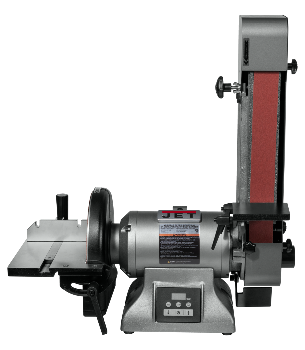 IBDG-248VS Variable Speed Bench 2x48" BELT x 9" DISC Sanders