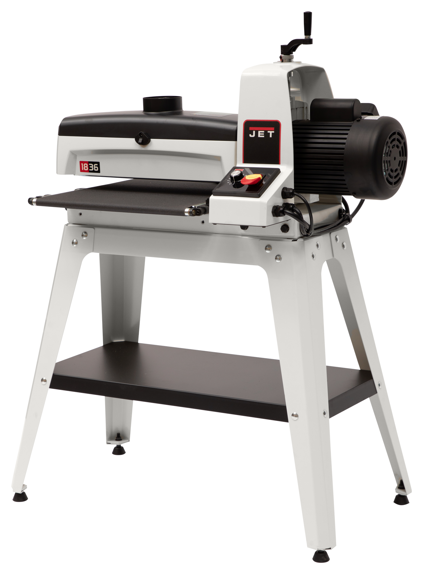 JWDS-1836 Drum Sander, 1.75HP 1PH 115V, Open Stand