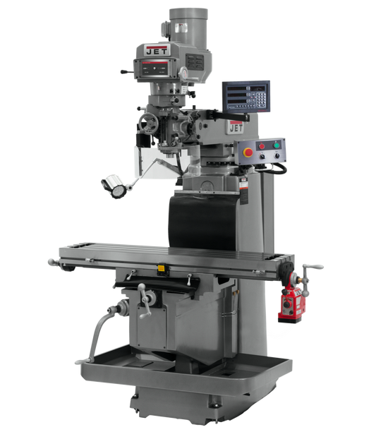 JTM-1254RVS With  Newall DP7003X (K) DRO &  X Powerfeed