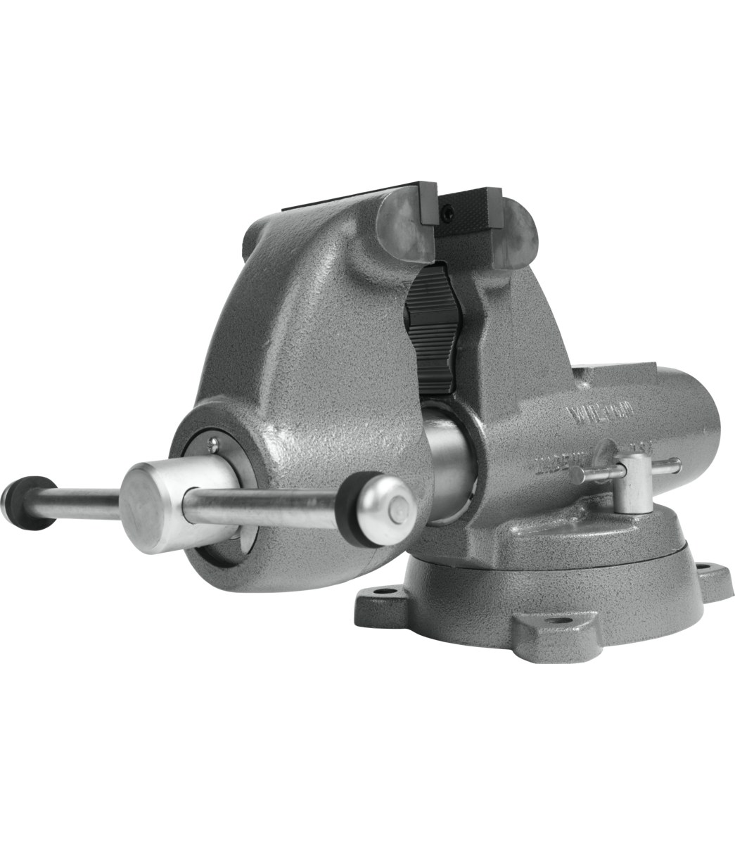 C2, Combination Pipe and Bench 5” Jaw Round Channel Vise with Swivel Base