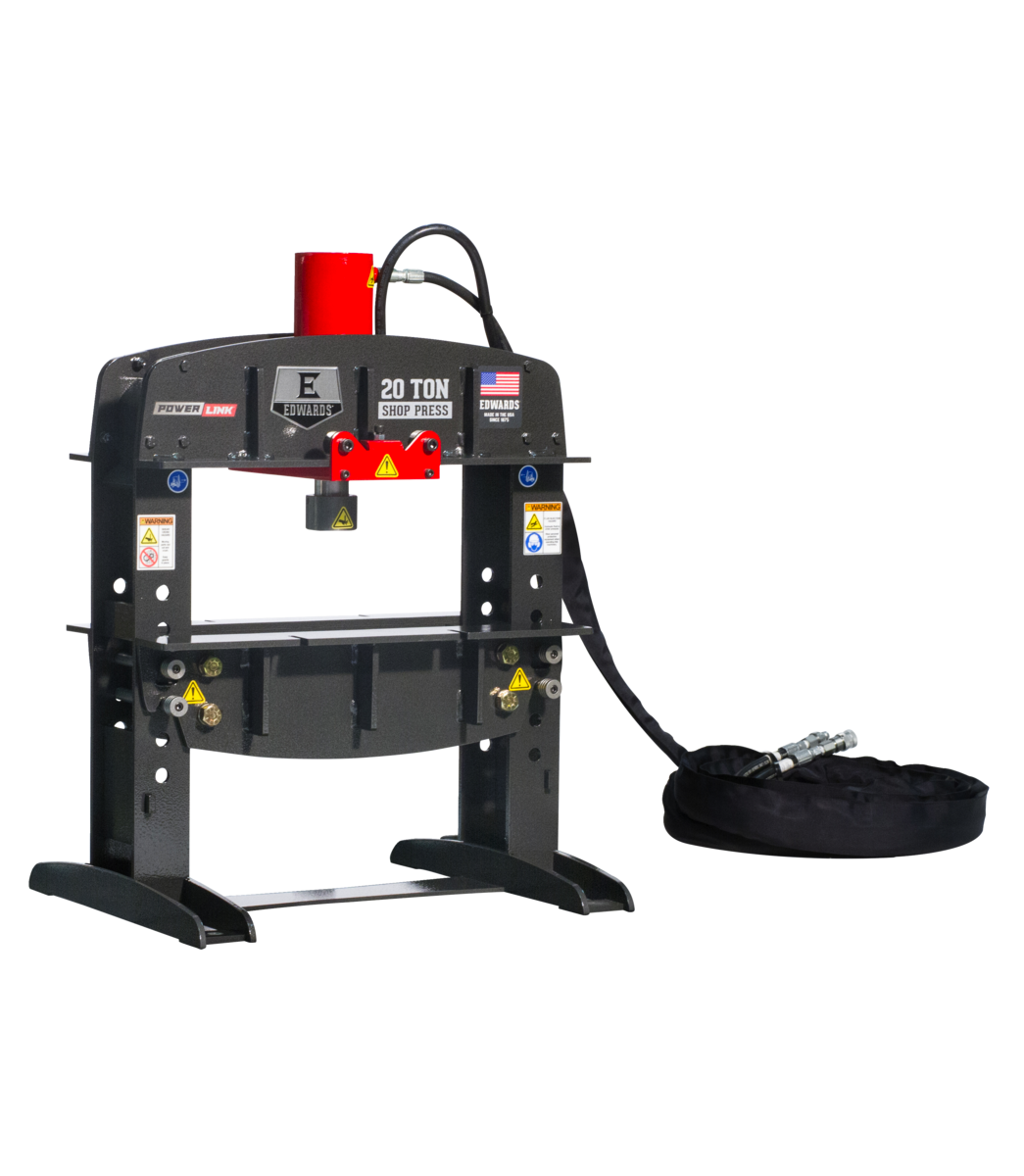 20 Ton Shop Press and Portable Power Unit 3 Phase, 230 Volt