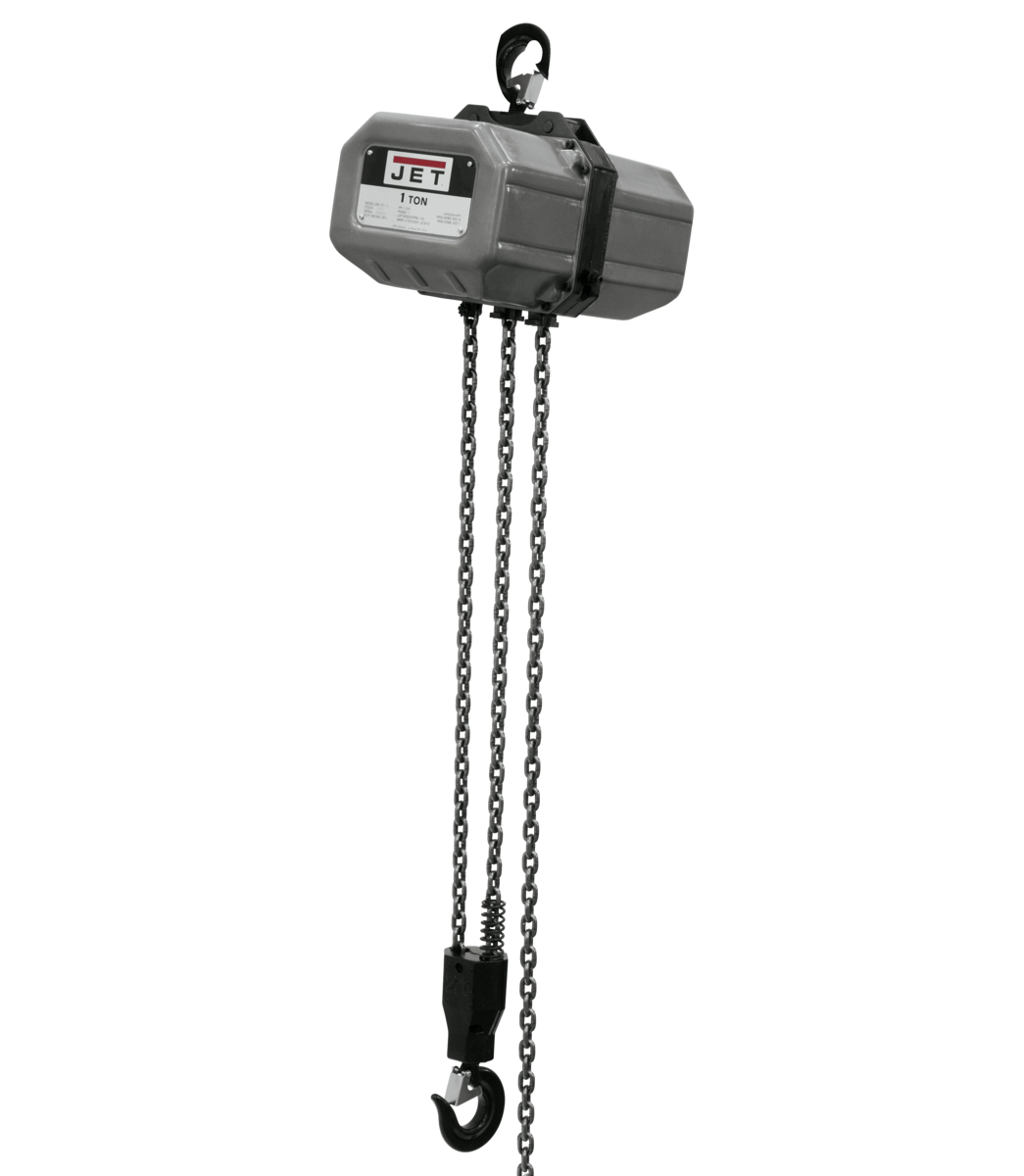 1SS-1C-10, 1 Ton, 1Ph, 10' Lift, 115/230V, Prewired 230V