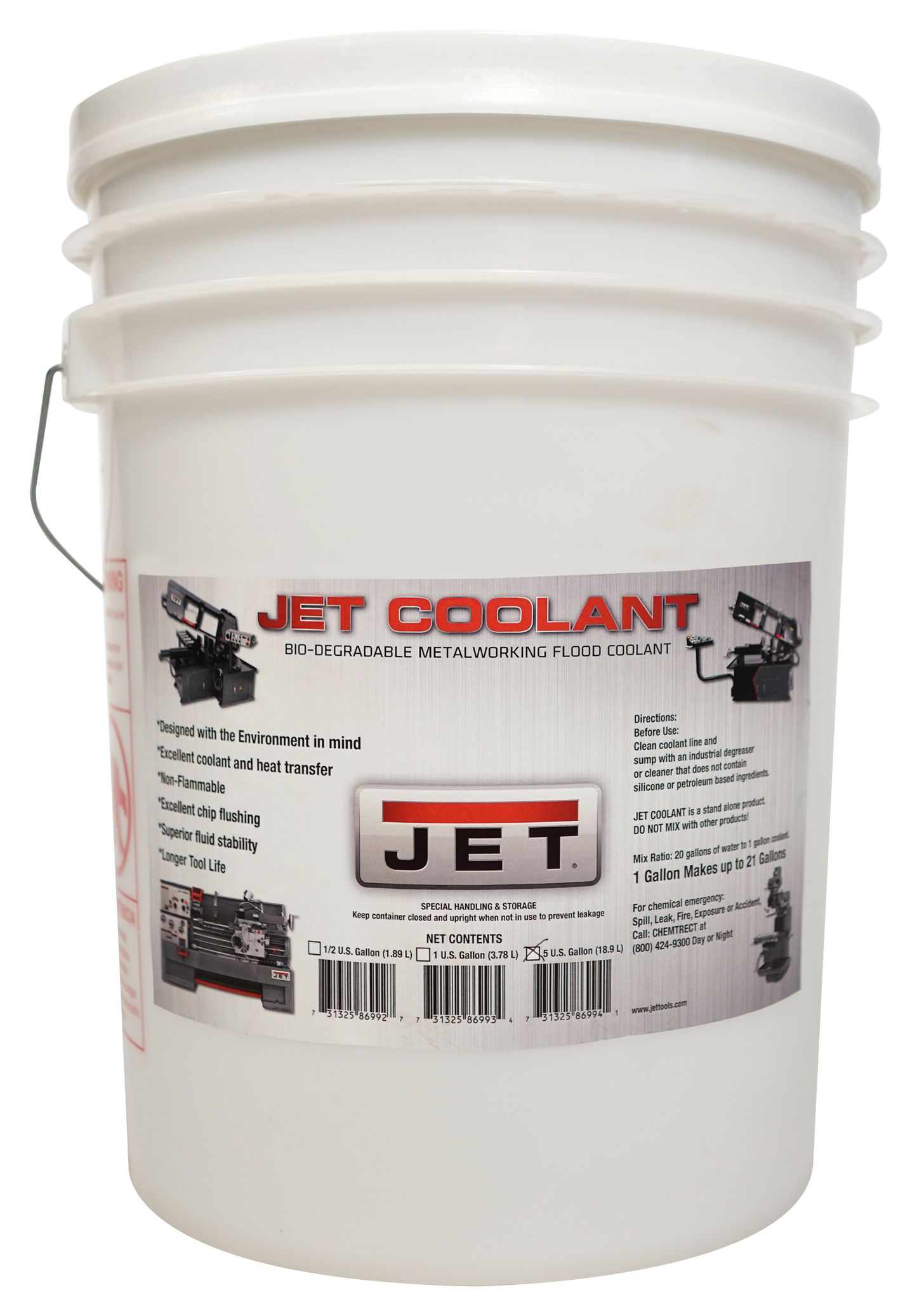 5 Gallon Pail JET Bio-Degradable MW Flood Coolant