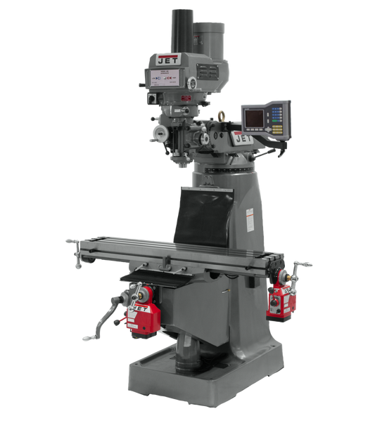 JTM-4VS Mill With X and Y-Axis Powerfeeds With Power Draw Bar