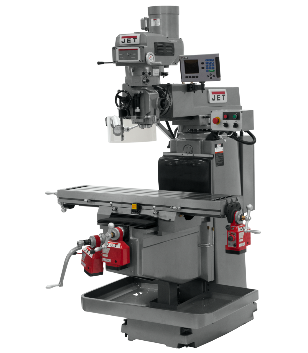 JTM-1254VS With  ACU-RITE   203 3X (Q) DRO,  X,Y&Z   Powerfeeds