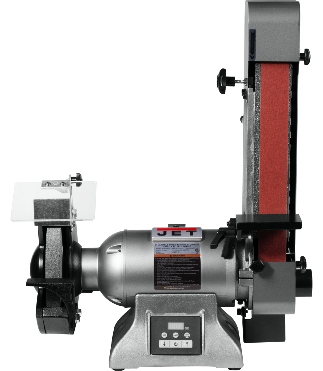 IBGB-248VS Combination 8" Variable Grinder with 2"x48" Belt Sander