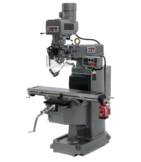 JTM-1050EVS2/230 Mill With X-Axis Powerfeed and Air Powered Draw Bar