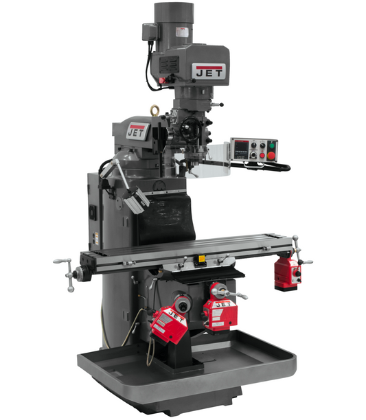 JTM-949EVS Mill With X, Y and Z-Axis Powerfeeds