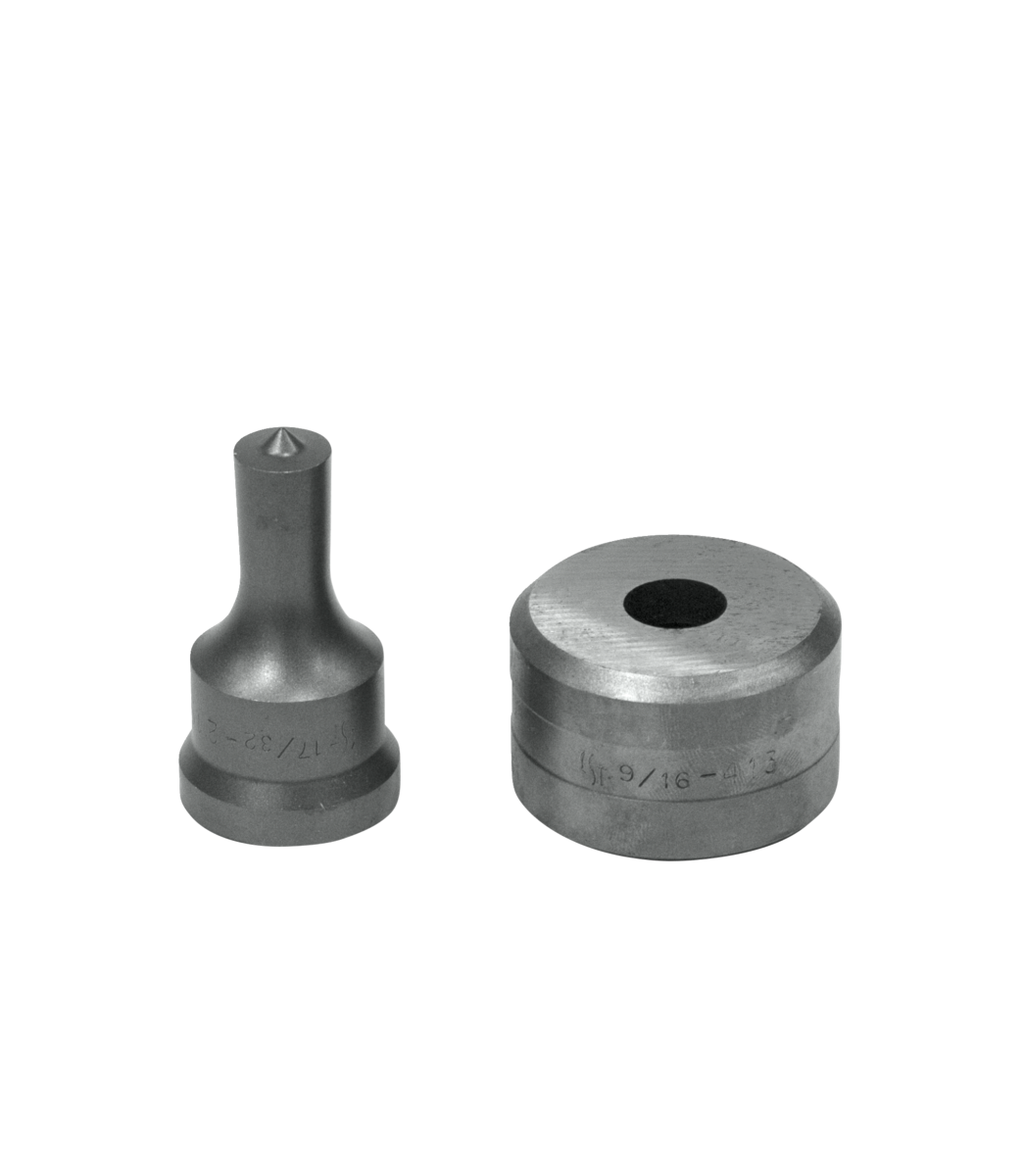 17/32" Round Punch & Die Set