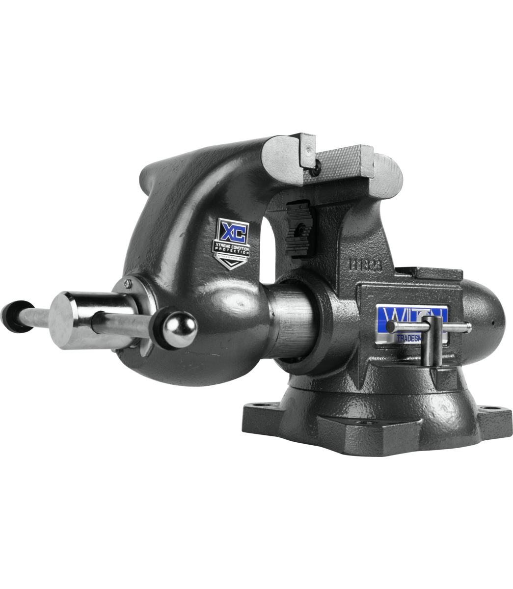 1765XC, Tradesman XC 6-1/2” Xtreme Condition Round Channel Vise with Swivel Base