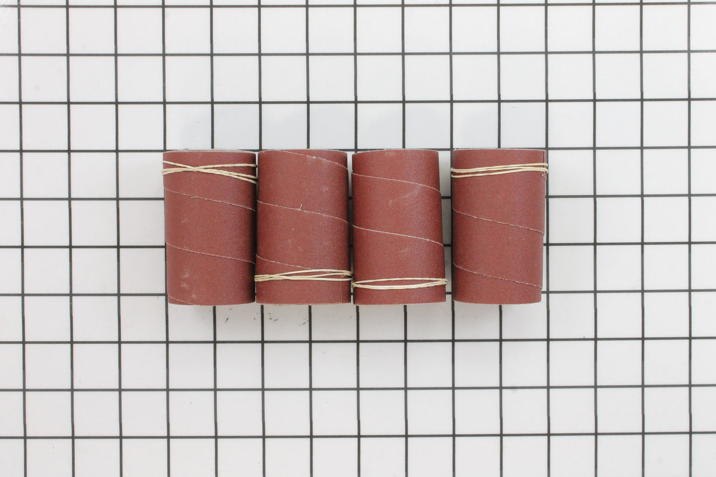 Ready-To-Wrap Abrasives, 180 Grit, 4-Wraps in Box (fits 16-32)