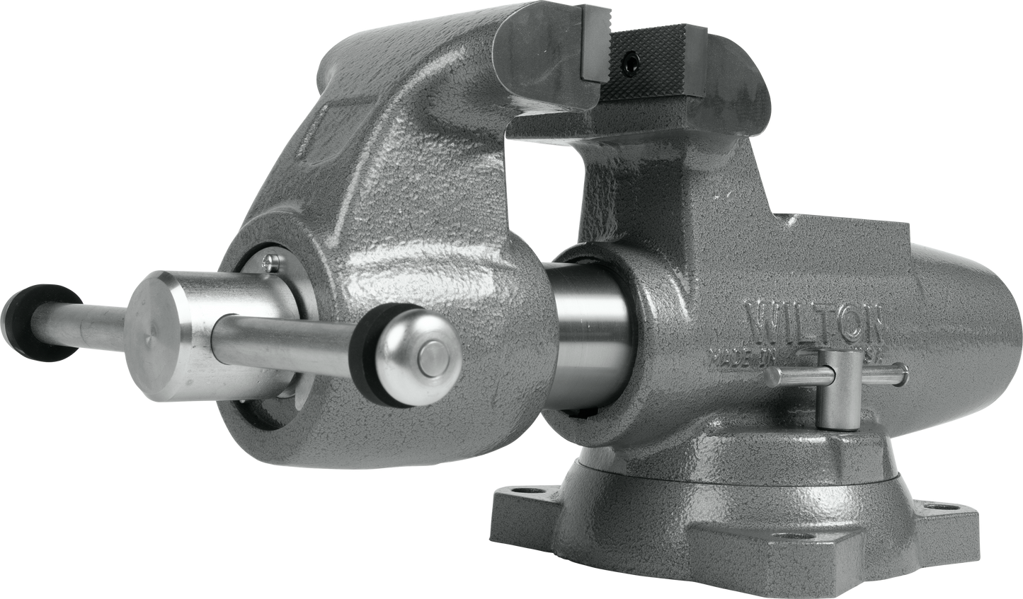 500S Machinist 5” Jaw Round Channel Vise with Swivel Base