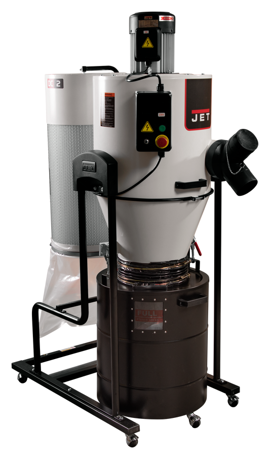 JCDC-2 Cyclone Dust Collector, 2HP 1PH 230V