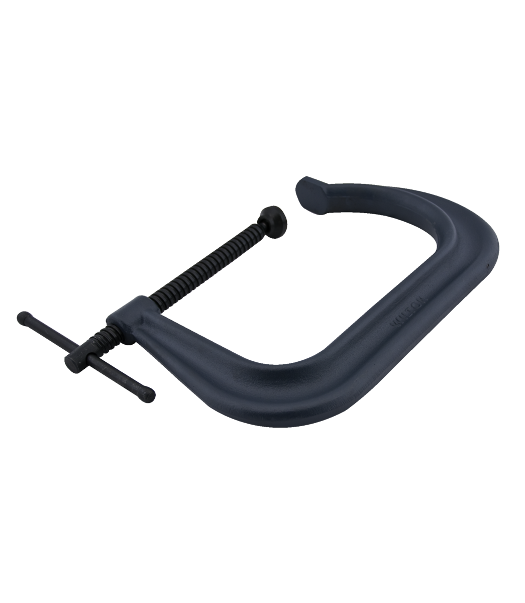4408, 4400 Series Drop forged C-Clamp - Extra Deep-Throat, Regular-Duty, 2" - 8" Jaw Opening