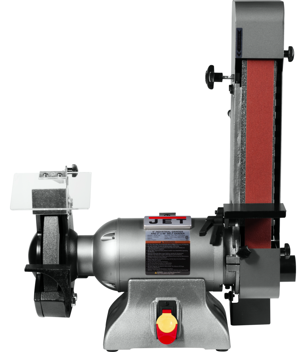 IBGB-248 Combination 8" Industrial Grinder with 2"x48" Belt Sander