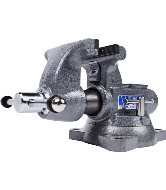 1755, Tradesman 5-1/2” Round Channel Vise with Swivel Base