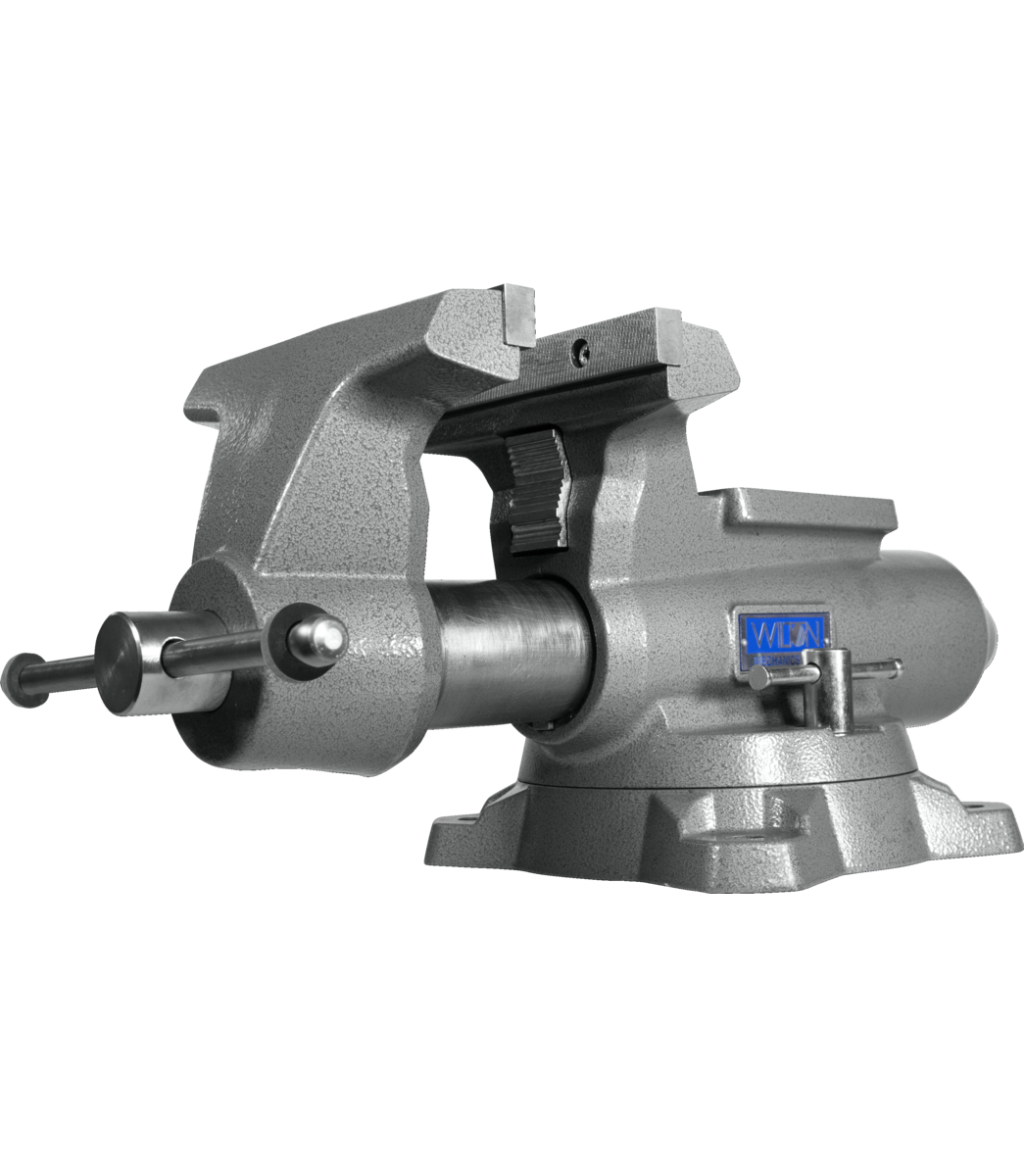 880M, Mechanics Pro 8" Jaw Width, Round Channel Vise with Swivel Base