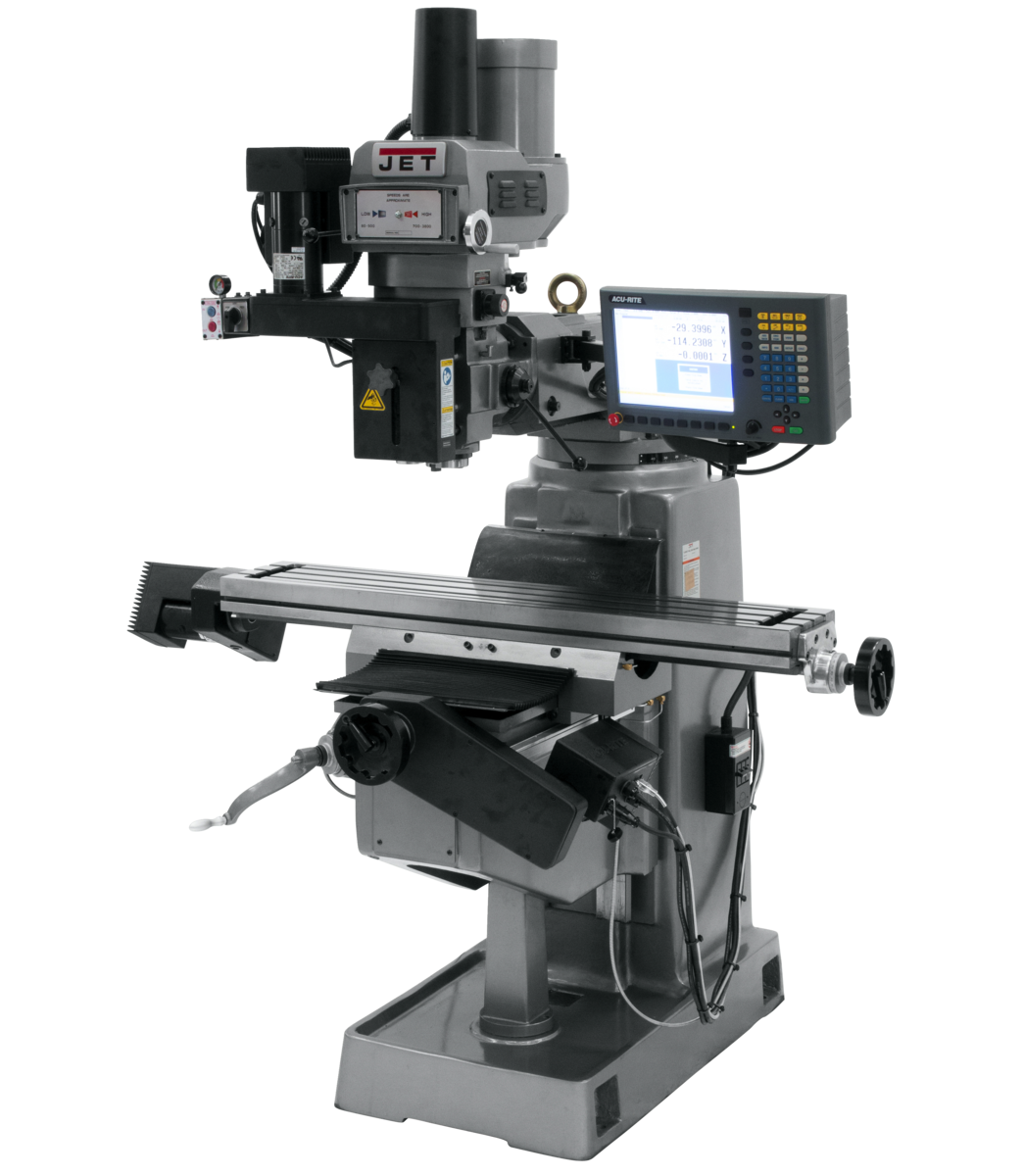 JTM-949EVS/230 Mill With 3-Axis ACU-RITE G-2 MILLPWR CNC