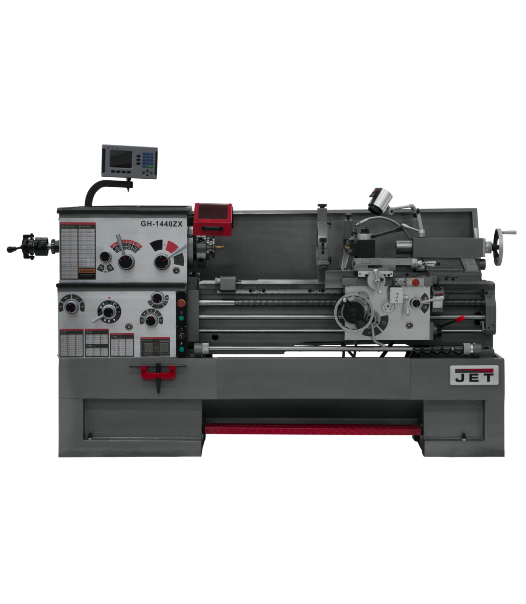 GH-1440ZX With ACU-RITE 203 DRO With Taper Attachment and Collet Closer