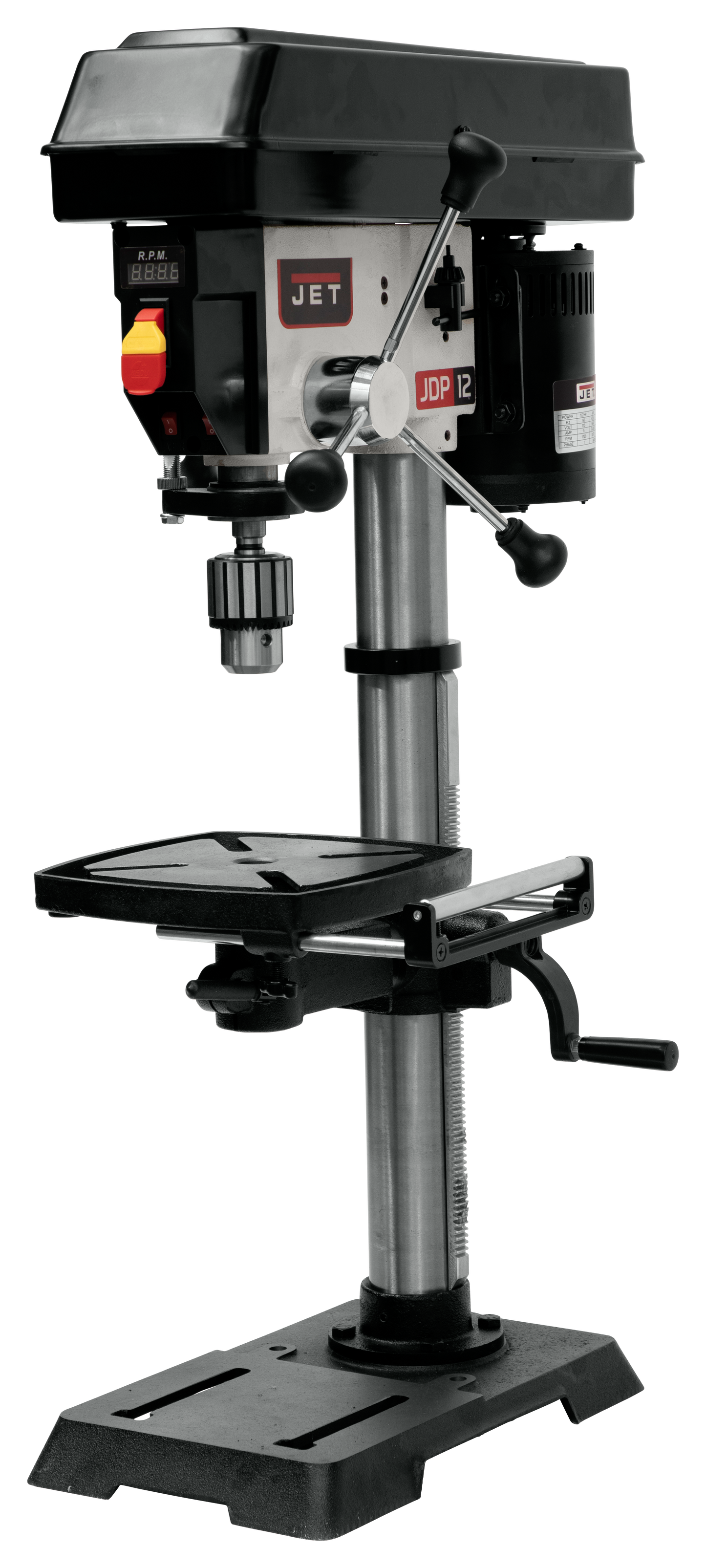 JWDP-12, 12" Drill Press with DRO, 1/2HP 1PH 115V