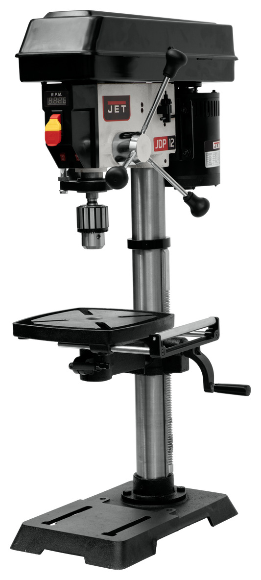 JWDP-12, 12"  Drill Press with DRO, 1/2HP 1PH 115V