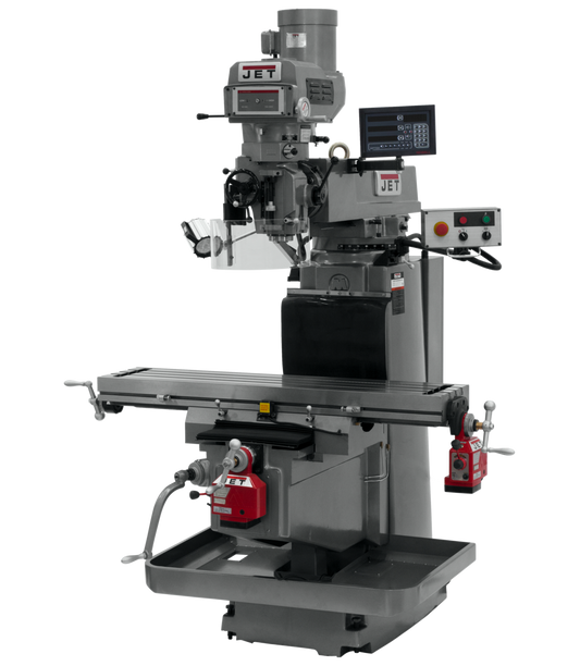 JTM-1254VS With Newall DP700 3X (K) DRO,  X & Y Powerfeeds