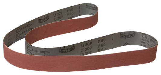 2"x72" 80 Grit Aluminum Oxide Belts - 3pc SET