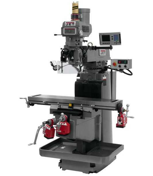 JTM-1254VS With  ACU-RITE  203 DRO X,Y&Z Powerfeeds & Air Power Drawbar