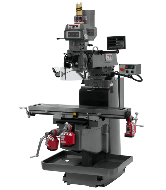 JTM-1254VS With Newall DP700 3X (K) DRO,  X,Y&Z  Powerfeeds & Air Power Drawbar