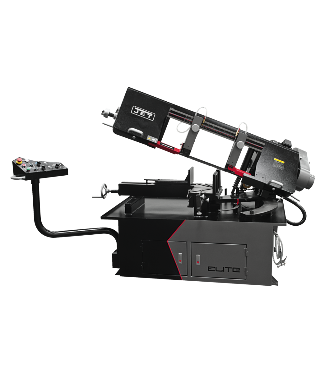 Elite 10x18 SemiAuto Variable Speed Dual Mitering Saw with Hydraulic Vise