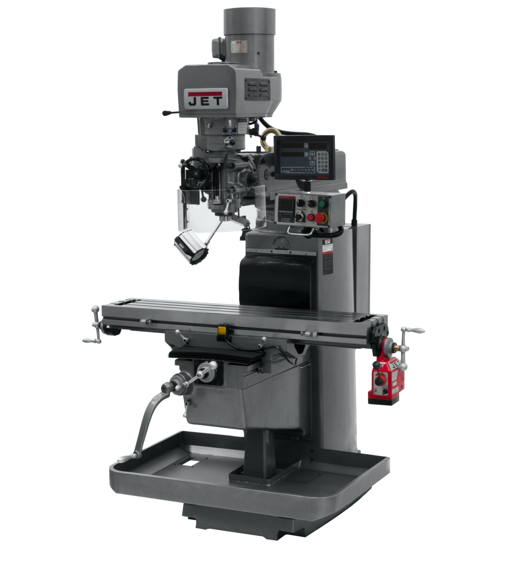 JTM-1050EVS2/230 Mill With Newall DP700 DRO With X-Axis Powerfeed