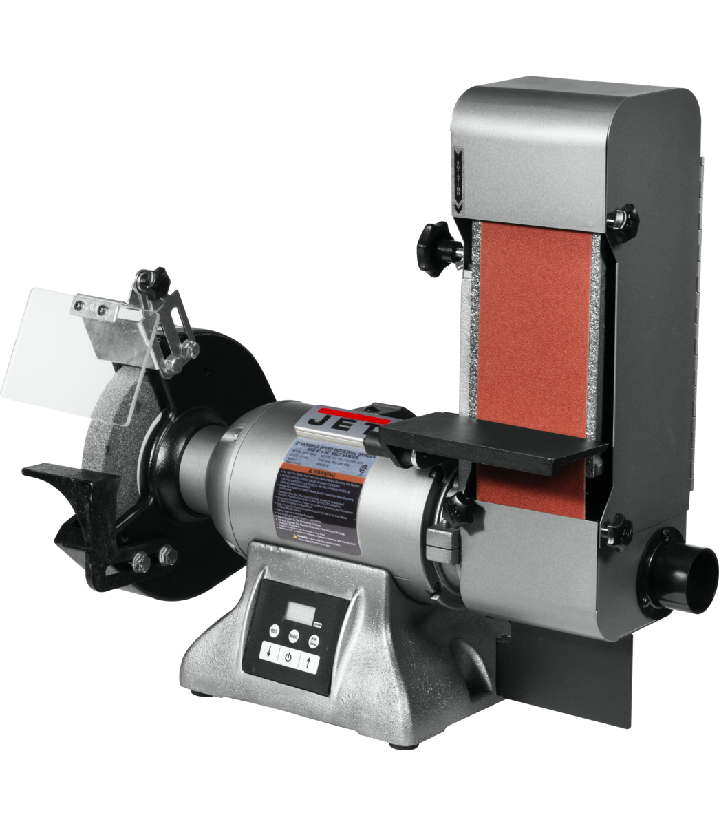 IBGB-436VS Combination 8" Variable Grinder with 4"x 36" Belt Sander